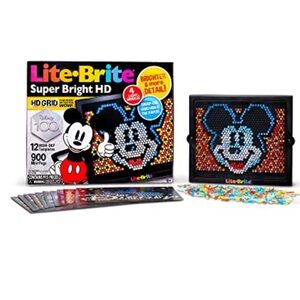 Lite-Brite Super Mickey & Disney Bright HD Pegboard Toy - Multiple Portraits